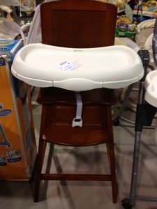 Wood High Chair - $15