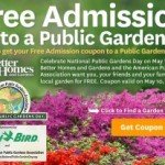 Free Admission to local Arboretums for National Public Gardens Day