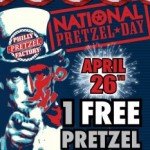 Free: Philly Soft Pretzels for National Pretzel Day, April 26th 2014